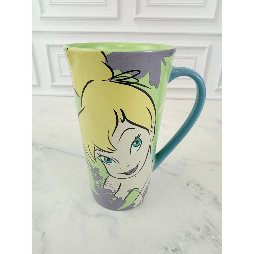 Disney Store Tinkerbell 6"‎ Tall Mug Pixie Dust Peter Pan
